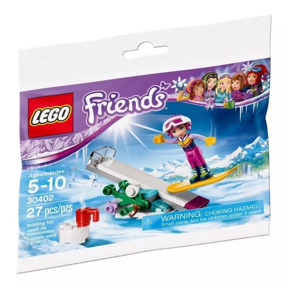 LEGO Friends 30402 Snowboard Tricks 27 Pcs Age 5-10 Stephanie Mini Figure NEW